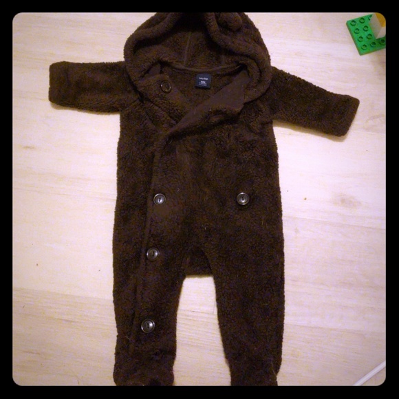 Baby Gap Bear fleece suit - Picture 1 of 2